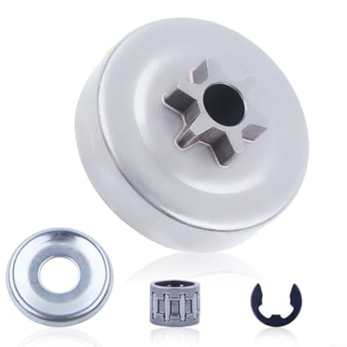 URPIZY 3/20.3 cm-6T Stirnrad Kupplungstrommel Kit für MS171 MS181 MS211 MS 171 181 211 Kettensäge Ersatzteile mit Nadelkäfig Lager Unterlegscheibe Clip von URPIZY