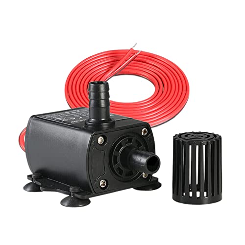 URPIZY 5W Mikro Bürstenlos DC 12V Wasserpumpe Mini Submersible Pumpe Tauchmotor Teichpumpe 240L/H Aquarium Gartenteich Fall Fisch Behälter Wasser Brunnen Unterhaltung URPIZY 5W Mikro Bürstenlos DC 12V Wasserpumpe Mini Submersible Pumpe Tauchmotor Teichpumpe 240L/H Aquarium Gartenteich Fall Fisch Behälter Wasser Brunnen Unterhaltung von URPIZY
