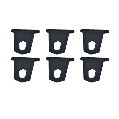 URPIZY 6PCS RV Markise Clips Markise Haken Ring Kleiderbügel Organizer Gummi Tragbare Markise Haken Befestigung Camper von URPIZY