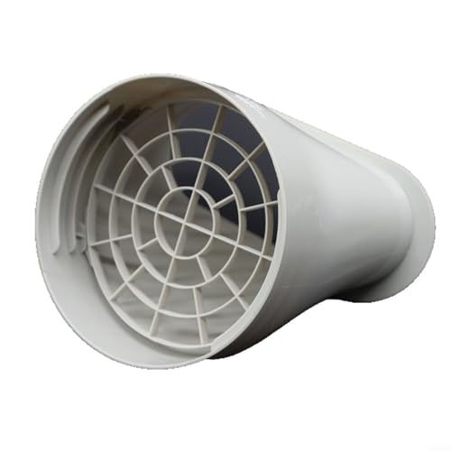 URPIZY Abluftschlauch Verbindungsstück Für Klimaanlage Mit Schutzgitter Fenster Auslass Adapter Rechteckig Grau, Klimaanlagenschlauch Adapter von URPIZY