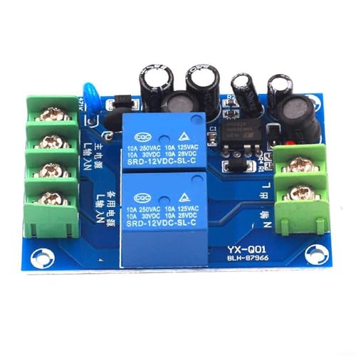 URPIZY Automatischer Stromversorgungsschalter AC220V 10A Lastübertragungsschalter Dual-Netzteil 85V-240V Kompaktes Design Für Unterbrechungsfreie Stromversorgung Industrielle Anwendungen von URPIZY
