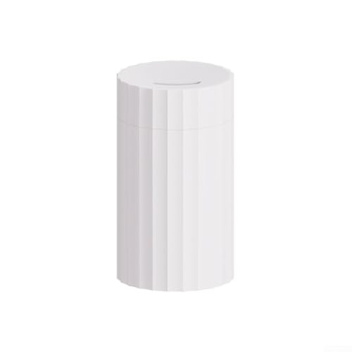 URPIZY Diffusor für ätherische Öle, Aroma-Diffusor mit Flammeneffekt, wasserloser Diffusor mit 7-farbigem Nachtlicht, 36 dB für Zuhause, Büro, Raumduft oder Yoga (weiß) von URPIZY