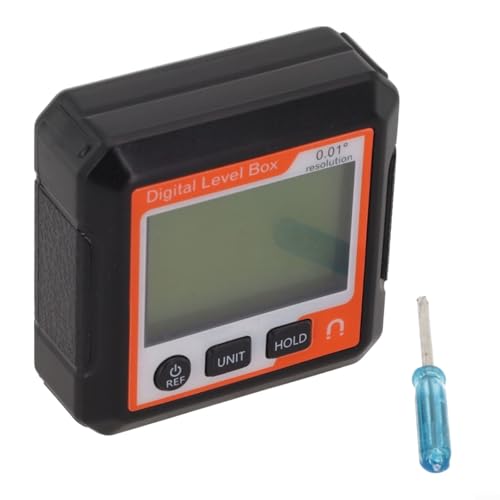 URPIZY Digital-Winkelmesser Mit Magnetfuß LCD Display Neigungsmesser Elektronische Wasserwaage Für Holzbearbeitung Maschinenwerkzeuge(C) von URPIZY