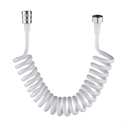 URPIZY Duschschlauch-Ersatz, flexibler Brauseschlauch, PU-Material, flexibler Teleskop-Brauseschlauch, Badezimmer-Spiralschlauch für Toilette, Bidet-Sprüher, Handbrause, Waschbecken, URPIZY Duschschlauch-Ersatz, flexibler Brauseschlauch, PU-Material, flexibler Teleskop-Brauseschlauch, Badezimmer-Spiralschlauch für Toilette, Bidet-Sprüher, Handbrause, Waschbecken, von URPIZY