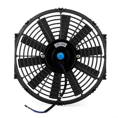 URPIZY Elektrischer Slim Lüfter Kühler Montagesatz Umkehrbar Flach Autokühlung Radiator Ventilator 12V 80W 2100RPM, Motorkühlung Ventilator URPIZY Elektrischer Slim Lüfter Kühler Montagesatz Umkehrbar Flach Autokühlung Radiator Ventilator 12V 80W 2100RPM, Motorkühlung Ventilator von URPIZY