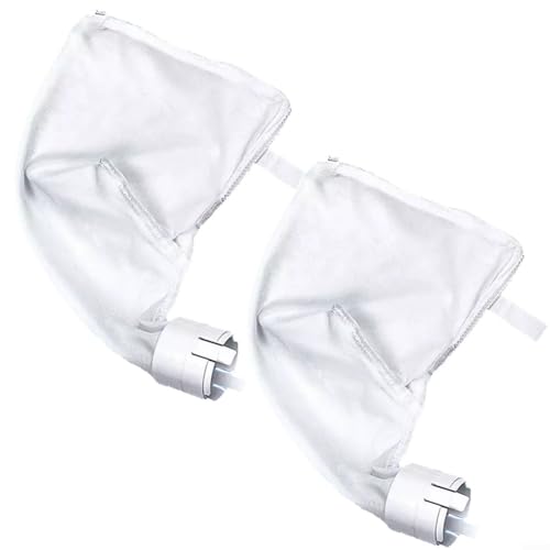 URPIZY Filtertasche Für Polaris Pool Filternetzbeutel Ersatz Für 360 380 Automatische Poolreiniger, Hochleistungs Schwimmbecken Reinigungsbeutel Mit Reißverschluss, Doppelpack von URPIZY