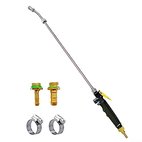 URPIZY Garten-Bewässerungsstab, verstellbar, Sprühkopf, 1/4 Zoll & 3/8 Zoll Schlauch, Gartenschlauch-Sprühstab mit 2 Schlauchschellen für Autowäsche, Blumenbewässerung, Haustierbaden, 72 cm URPIZY Garten-Bewässerungsstab, verstellbar, Sprühkopf, 1/4 Zoll & 3/8 Zoll Schlauch, Gartenschlauch-Sprühstab mit 2 Schlauchschellen für Autowäsche, Blumenbewässerung, Haustierbaden, 72 cm von URPIZY
