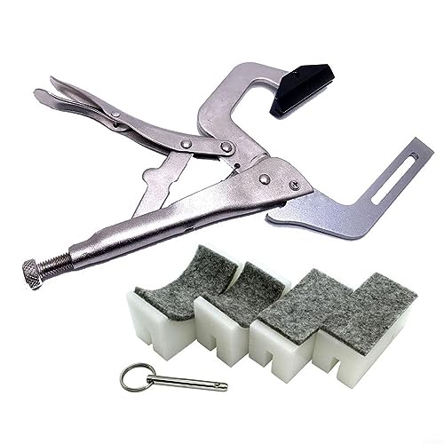 URPIZY Griffbrett Handheld Fret Press Insert Tool Kit Mit 9 Radius Einsätze Gitarre Gitarrenbauer Werkzeug Handheld Bund Pressen Werkzeug von URPIZY