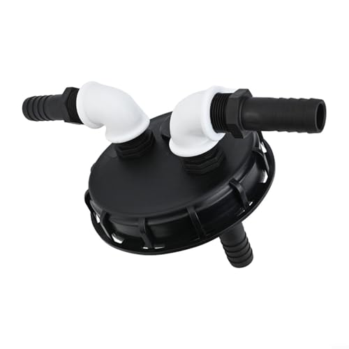 URPIZY IBC Tank Zubehör, IBC Kappe 163mm Wassertank Zubehör Adapter 2x 25mm Rohr Schnellverbinder PP Plastik Dichtung URPIZY IBC Tank Zubehör, IBC Kappe 163mm Wassertank Zubehör Adapter 2x 25mm Rohr Schnellverbinder PP Plastik Dichtung von URPIZY