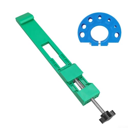 URPIZY Kreissägen-Führungsschiene Verstellbare Schnittführung Aluminium-Führungssystem Für Holz Fliesen Marmor Mit Zweiwege-Verriegelung(green) von URPIZY