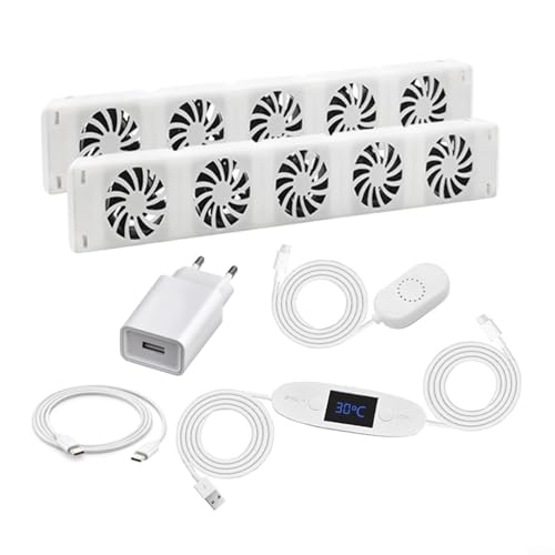 URPIZY Langlebiger Heizungsventilator Für Unterheizungen Und Heizkörper - Zum Sparen Von Energie Und Heizkosten(MXRV-202) von URPIZY