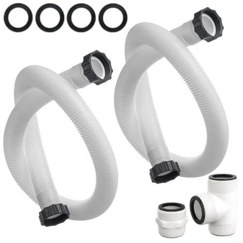 URPIZY Poolschlauch Mit Adapter Für Intex Sandfilter 1.5 Zoll Durchmesser 150Cm Poolpumpe Anschluss T-Splitter Verbindungsstück Schwimmbad URPIZY Poolschlauch Mit Adapter Für Intex Sandfilter 1.5 Zoll Durchmesser 150Cm Poolpumpe Anschluss T-Splitter Verbindungsstück Schwimmbad von URPIZY