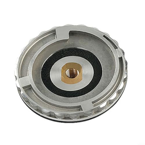 URPIZY Schleifteller Polierteller 4/5 Zoll Schnellwechsel-Stützteller Aus Aluminium Mit Gummi Wasserkühlung Für Nassschleifen 5/8-11 Gewinde(5inch 15.8mm thread) von URPIZY