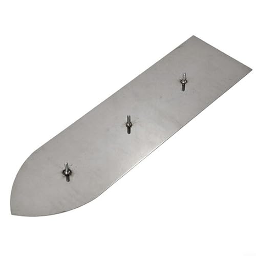 URPIZY Stainless Steel Plastering Trowel With Multiple Interchangeable Heads Smoothing Board Tool Set For Drywall Construction Masonry Work Ergonomic Handle(B) von URPIZY