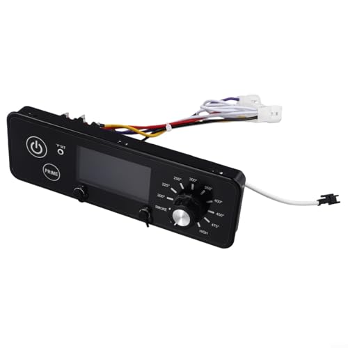 URPIZY Steuerplatine Mit LCD Display Für Grill/Smoker AC03P9, 120V 60Hz, Einfache Temperaturregelung Und Überwachung Für Gleichmäßige Grillergebnisse Im Außenbereich von URPIZY