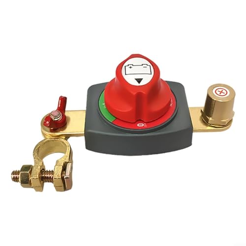 URPIZY Top Post Batterie-Trennschalter 12V-48V 275A Dauerleistung 1250A Anlasser Hauptstromschalter für Auto LKW RV Boot URPIZY Top Post Batterie-Trennschalter 12V-48V 275A Dauerleistung 1250A Anlasser Hauptstromschalter für Auto LKW RV Boot von URPIZY