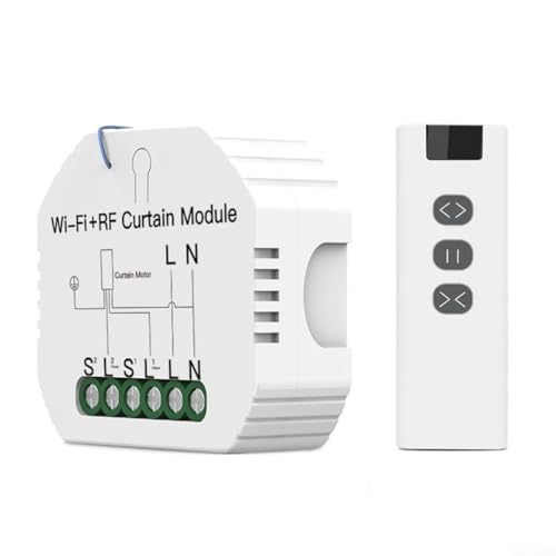 URPIZY WiFi Smart Relay Schalter RF433MHz Wireless Rollladensteuerung Für Tuya Elektrische Rollladen Mit Fernbedienung App Timer Sprachsteuerung Gruppenkontrolle URPIZY WiFi Smart Relay Schalter RF433MHz Wireless Rollladensteuerung Für Tuya Elektrische Rollladen Mit Fernbedienung App Timer Sprachsteuerung Gruppenkontrolle von URPIZY