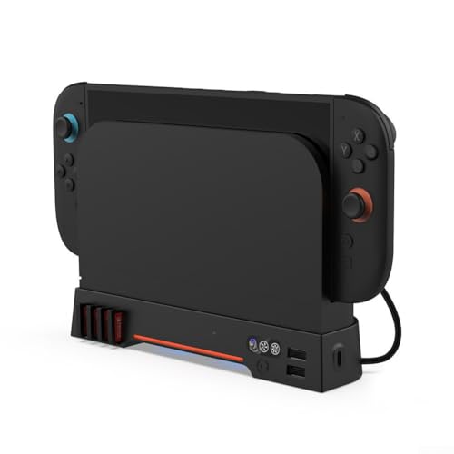USB Kühlventilator-Station Mit Einstellbarer Geschwindigkeit Für Switch 2 Dock Mit Doppellüfter Game Card Organizer Vier Steckplätze Leiser Betrieb USB-Betrieb Für Gaming-Setups USB Kühlventilator-Station Mit Einstellbarer Geschwindigkeit Für Switch 2 Dock Mit Doppellüfter Game Card Organizer Vier Steckplätze Leiser Betrieb USB-Betrieb Für Gaming-Setups von URPIZY
