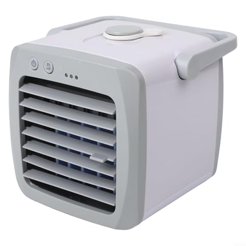 USB Mini Luftkühler Tragbarer Ventilator Mit Luftbefeuchter Für Auto Zimmer Outdoor USB-Betrieb Geräumiger Wassertank Leise Energiesparend Weiß Kompakt Perfekt Für Camping Reisen Büro USB Mini Luftkühler Tragbarer Ventilator Mit Luftbefeuchter Für Auto Zimmer Outdoor USB-Betrieb Geräumiger Wassertank Leise Energiesparend Weiß Kompakt Perfekt Für Camping Reisen Büro von URPIZY