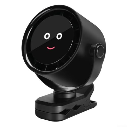 USB Ventilator Tragbarer Tischventilator mit 3-in-1 Design Fünf Geschwindigkeiten 720 Grad Rotation LED Anzeige 4000mAh Akku Für Büro Zuhause Outdoor und Reisen Schwarz USB Ventilator Tragbarer Tischventilator mit 3-in-1 Design Fünf Geschwindigkeiten 720 Grad Rotation LED Anzeige 4000mAh Akku Für Büro Zuhause Outdoor und Reisen Schwarz von URPIZY