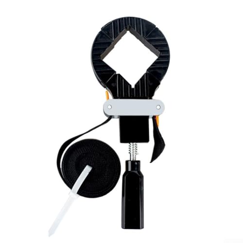 Verstellbare Rahmenzwinge Eckzwinge mit 4 Meter Nylonband für stabile Befestigung von Werkstücken Schwarz 28cm Vielseitig für Möbelbau und Rahmenmontage geeignet Verstellbare Rahmenzwinge Eckzwinge mit 4 Meter Nylonband für stabile Befestigung von Werkstücken Schwarz 28cm Vielseitig für Möbelbau und Rahmenmontage geeignet von URPIZY