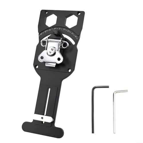 Verstellbarer Führungsschienenwinkel aus Aluminiumlegierung für Tauchsägen, Präzisionsschnitte von -45° bis 45°, 19 Rastpunkte für schnelle Winkeleinstellung Verstellbarer Führungsschienenwinkel aus Aluminiumlegierung für Tauchsägen, Präzisionsschnitte von -45° bis 45°, 19 Rastpunkte für schnelle Winkeleinstellung von URPIZY