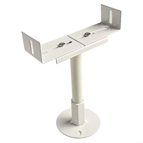 Vintage Heizkörperhalterung, 18-23cm Höhenverstellbar, Gusseisen-Stil Säulenheizkörper Halterung Eisen Weiß Wandmontage, Klassisches Design, Einfache Installation, Heizkörperkonsole(1pc) von URPIZY