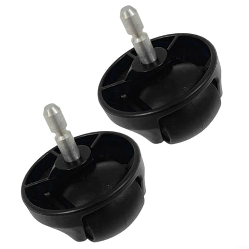 Vorderes Lenkrollenrad Ersatz für Staubsaugerroboter, für Trouver E10, für Mova E20, E20 Plus, Strapazierfähiges Kunststoffrad für Sanftes Gleiten auf Teppich(2 PACK) von URPIZY