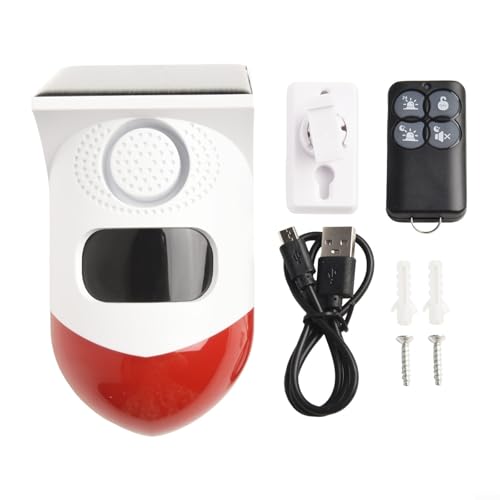 WLAN Solar Bewegungsmelder Alarm Außen 120DB Laut Sirene IP67 Wasserdicht 110° Erfassungswinkel 9-12m Reichweite 4 Modi Fernbedienung Für Tuya Kompatibel Für Haus Garten Sicherheit WLAN Solar Bewegungsmelder Alarm Außen 120DB Laut Sirene IP67 Wasserdicht 110° Erfassungswinkel 9-12m Reichweite 4 Modi Fernbedienung Für Tuya Kompatibel Für Haus Garten Sicherheit von URPIZY
