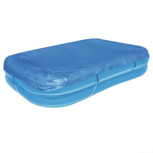 Wasserdichte PE Poolabdeckung Staubschutz Teichplane Schutzplane mit Befestigungsseilen UV-beständig reißfest für Swimmingpool Gartenmöbel Camping verschiedene Größen Blau(230 * 160 * 25cm) von URPIZY