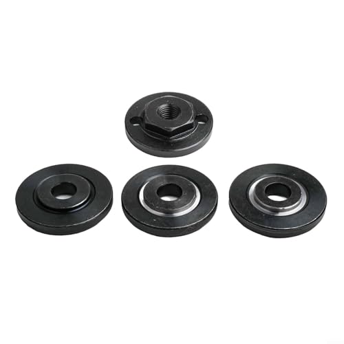 Winkelschleifer Außenflansch-Mutter Set M10 Sechskant mit Druckplatte für 20mm 22mm 22.2mm Bohrung Metallbearbeitung Werkzeug(M10+20+22+22.2mm) von URPIZY