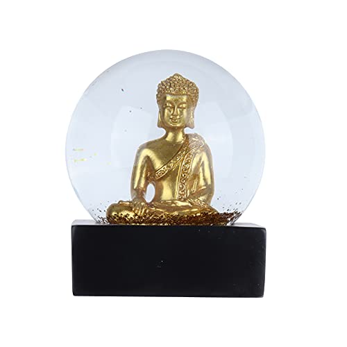 URRNDD Schneekugel Wasserkugel Buddha Statue Kristallkugel Desktop Ornament Dekorationen für Home Office Tabletop Decor(Buddha-Statue) von Cikonielf