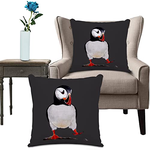 Kissenhülle Super Weich Home Decoration,Heimdekoration,Papageientaucher,Pillowcase Sofakissen für Wohnzimmer Sofa Bed von URSOPET