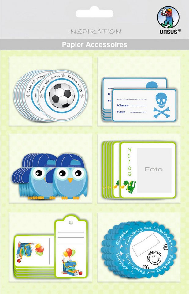 URSUS Bastelnaturmaterial URSUS Papier Accessoires blau URSUS Bastelnaturmaterial URSUS Papier Accessoires blau von URSUS