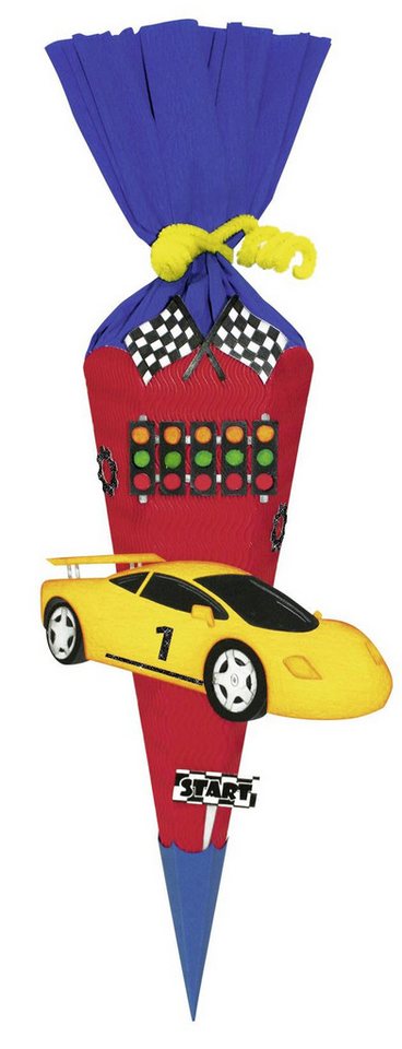 URSUS Bastelnaturmaterial URSUS Schultüten-Bastelset-Mini, Rennwagen - 40cm URSUS Bastelnaturmaterial URSUS Schultüten-Bastelset-Mini, Rennwagen - 40cm von URSUS