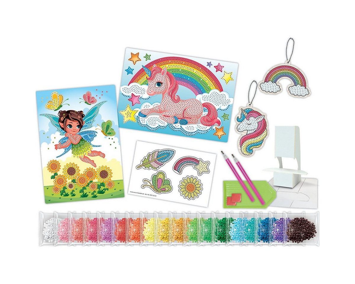 URSUS Kreativset Diamond Painting Set Magic", inkl. Anleitung und Werkzeug" von URSUS