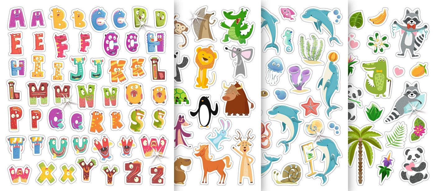 Ursus - Ludwig Bähr Sticker Animals, 4 Stück Ursus - Ludwig Bähr Sticker Animals, 4 Stück von Ursus - Ludwig Bähr