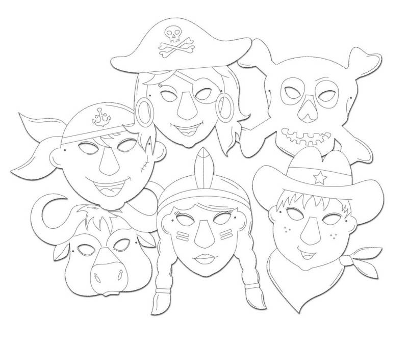 URSUS Transparentpapier Ursus Blanko Masken Abenteuer mit 3D Effekt 6 Stück URSUS Transparentpapier Ursus Blanko Masken Abenteuer mit 3D Effekt 6 Stück von URSUS