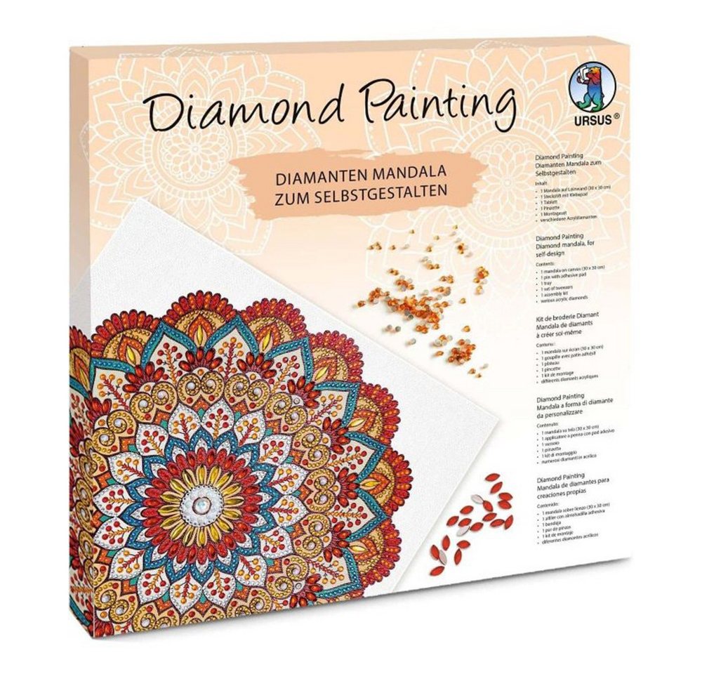 URSUS Umzugslaterne URSUS Diamond Painting Mandala Set 6 von URSUS