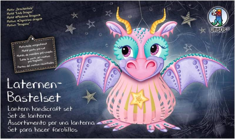URSUS Umzugslaterne URSUS Laternen Bastelset Drachenlady URSUS Umzugslaterne URSUS Laternen Bastelset Drachenlady von URSUS