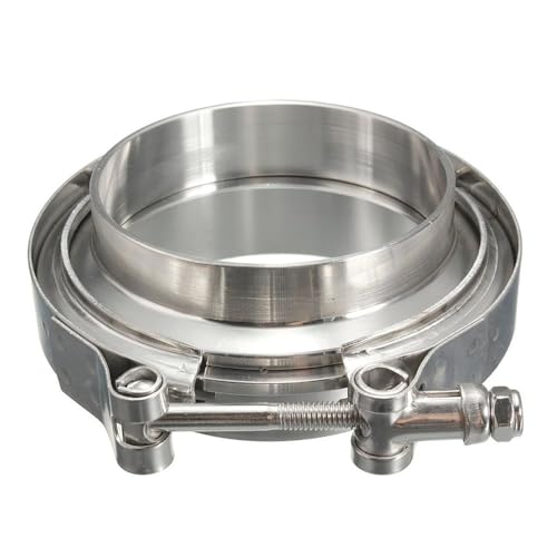 1,5-6,0" Auspuff-V-Bandklemme mit männlichem und weiblichem Flanschdesign für Auspuffrohrklemme aus Edelstahl 304, 2,75 Zoll von URTYP