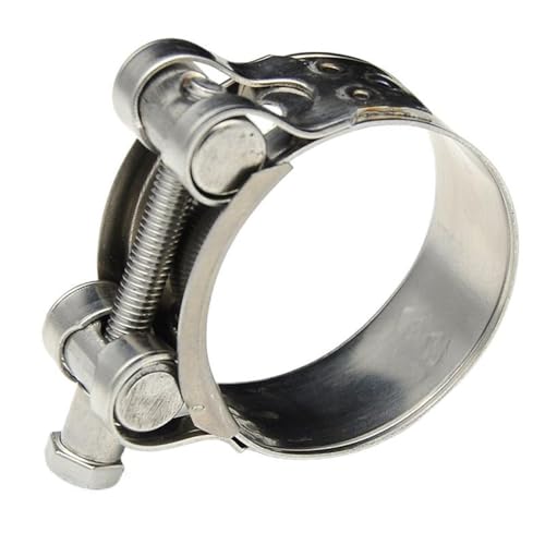 1 Stück Edelstahl-Schlauchschelle, leistungsstarke Abluft- und Wasserrohre, langlebige Abdichtung, leistungsstarke Reparatur- und Schweißwerkzeuge, 23 bis 25 von URTYP