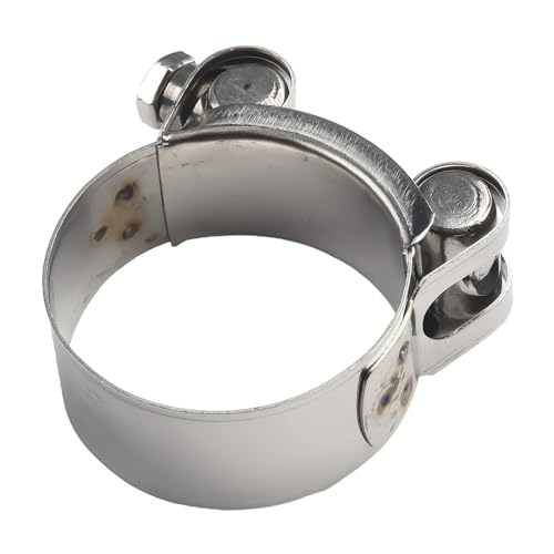 Edelstahl-Schlauchschellen T-Bolzen Auspuffrohrclips Rohrbefestigungsschellen Metallbefestigungs-Reparaturschellen Werkzeugbeschläge, 17,19 mm von URTYP