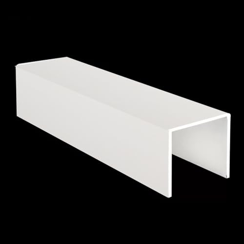 einhausung rohrabdeckung 6 12 18 22 28 Cm Länge, Staubdichtes Wasserrohrgehäuse, Dekorative Rohrabdeckung Für Herdentlüftungsrohre, Herdentlüftungsrohre, Wandkana(80 x 12cm/31.5 x 4.7in) von URUCHF