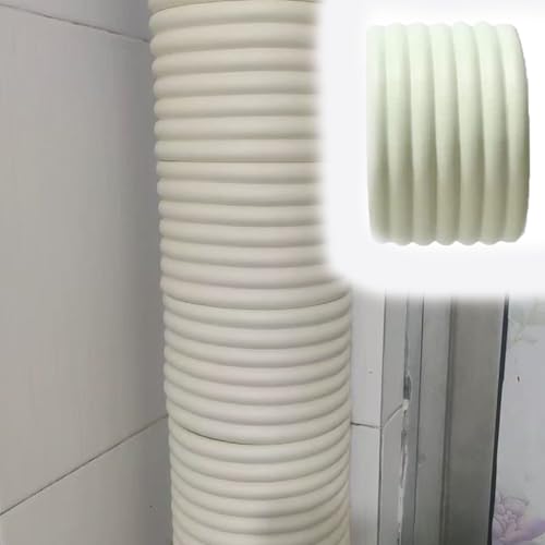 einhausung rohrabdeckung 8 20 Cm Lange Kanalrohrabdeckung, Für Kesselrohre/Dunstabzugshaubenkanäle/Schläuche, Innen- Und Außenkanalisationsabdeckung(10 X 20cm/4 x 8in) von URUCHF