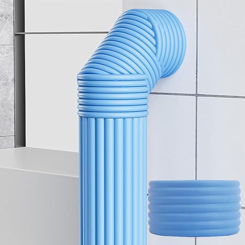 einhausung rohrabdeckung Rohrumwicklung Für Den Außenbereich, Schaumstoffschlauch, Selbstklebendes Rohrleitungswickelband, Frostschutzmittel Für Wasserversorgung(C,10 X 8cm/4 x 3.1in) von URUCHF