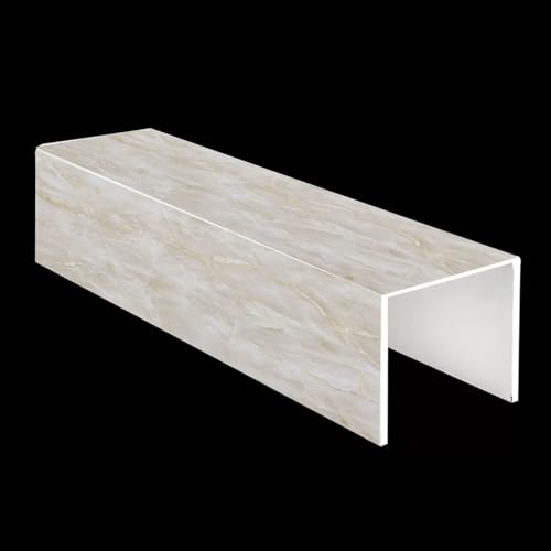 einhausung rohrabdeckung U-förmige Rohrabdeckungen Für Küchengasleitungen, Rohrleitungsabdeckung Für Ofenrohre Im Kellerhof, Abdeckungsgehäuse Für Herdentlüftungs(B,30 x 8cm/12 x 3.1in) von URUCHF