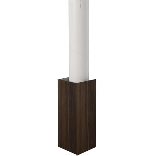 einhausung rohrabdeckung Überstreichbarer, Versteckter Kanal-Abdecker Für Den Innenbereich, Walnussbraune PVC-Rohrverstecke Für Hof/Küche, Dekoration, Wasserdichte(90 x 18cm/35 x 7in) von URUCHF