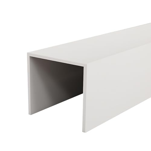 einhausung rohrabdeckung Wetterfeste Rohrabdeckungen, Gehäuse In U-Form, Für Den Innen- Und Außenbereich, Badezimmer, Küche, Rohrleitungen, Abdeckhaube Für Versteck(120 x 18cm/47 x 7in) von URUCHF