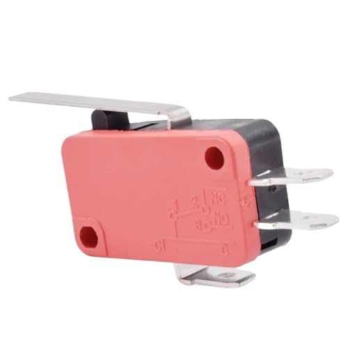 16A 250VAC SPDT Momentary Reise Endschalter 1NO1NC 3pin Hebel Roller V-15 V-151 V-152 V-153 V-154 V-155 1Pcs(V-152-1C25) von URUJAMOY